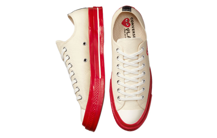 Converse x COMME des GARCONS PLAY Chuck 70 Low 'Pristine Red' A01796C