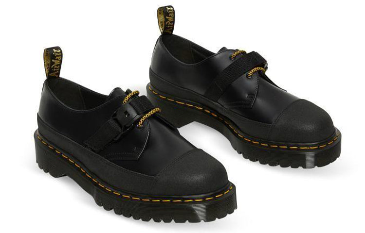Dr. Martens 1461 Tech 'Carbon Black Yellow' 26884001