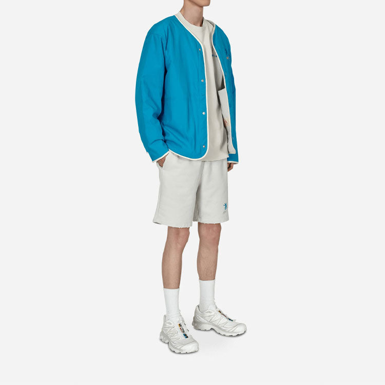 Air Jordan x union SS22 Crossover Solid Color Breathable Logo Round Neck Short Sleeve Asia Edition Gray DM2844-025