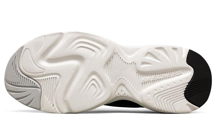 (WMNS) Skechers Stamina Airy Low-Top Running Shoes Black/White 149622-BKW
