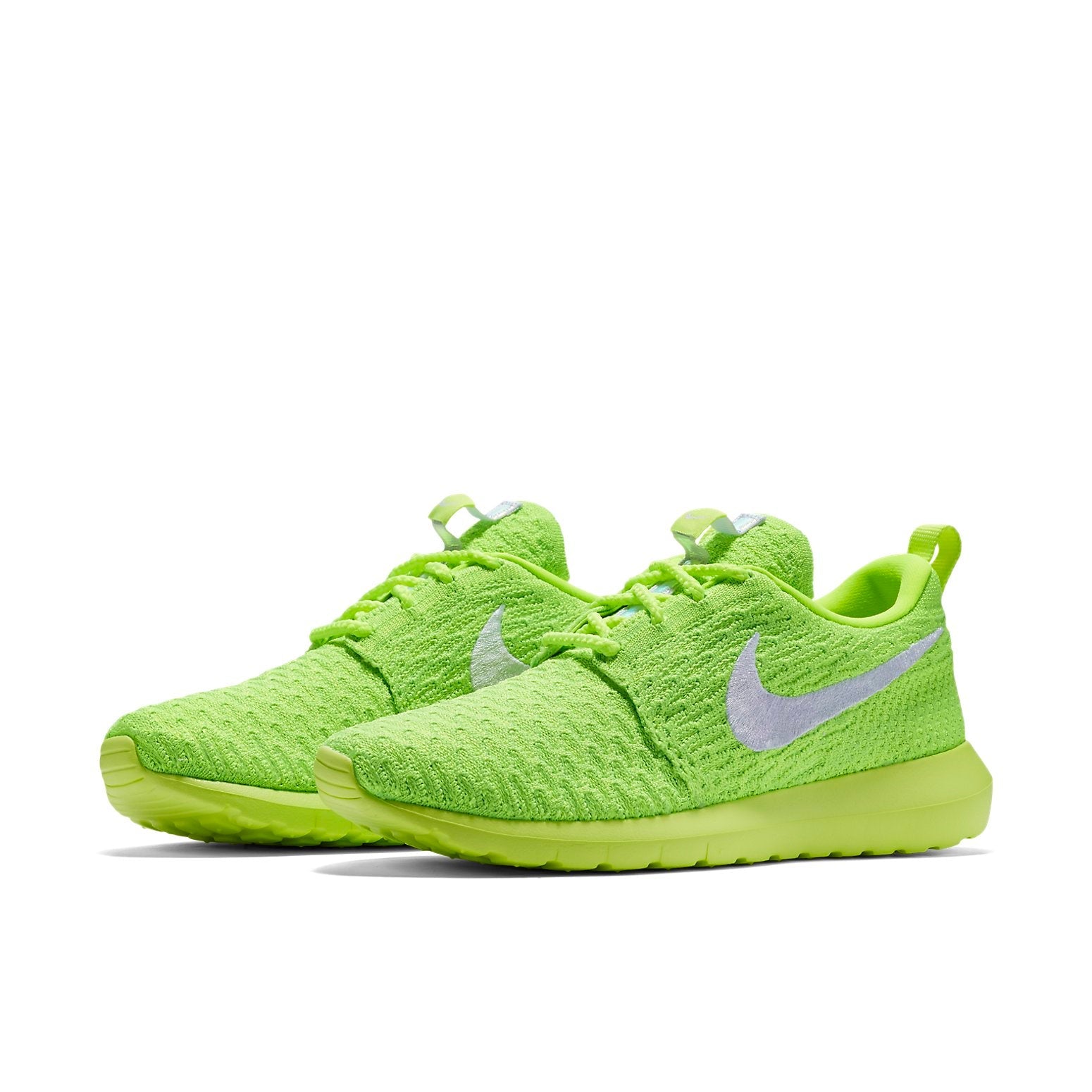 (WMNS) Nike Roshe NM Flyknit 'Volt' 843386-701