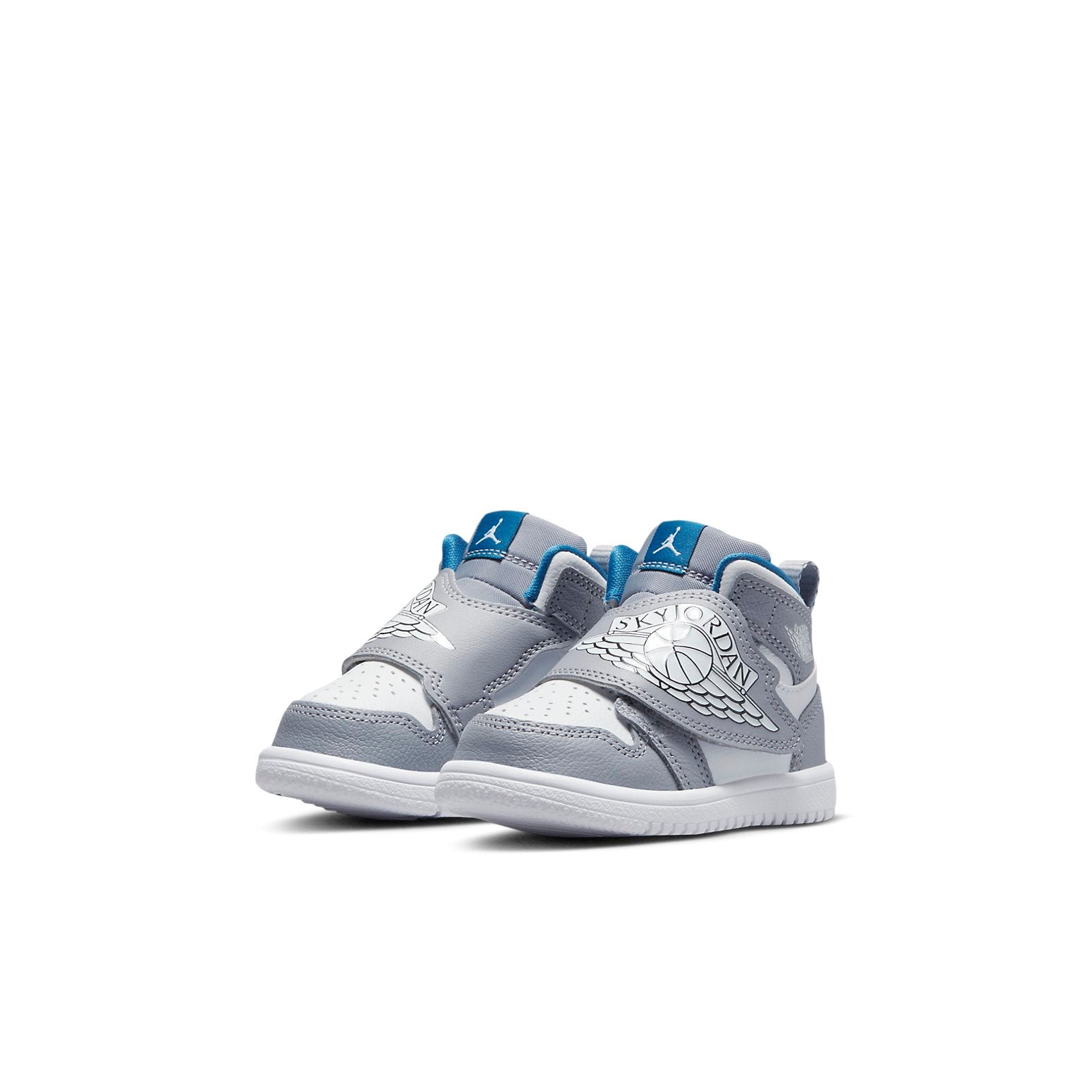(TD) Air Jordan Sky Jordan 1 'Gray White Blue' BQ7196-014