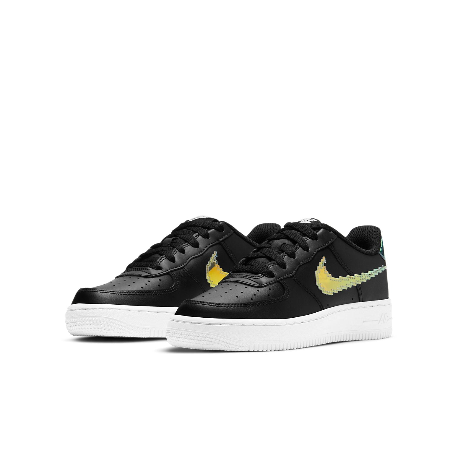 (GS) Nike Air Force 1 LV8 'Digital Swoosh - Black' CW1577-002