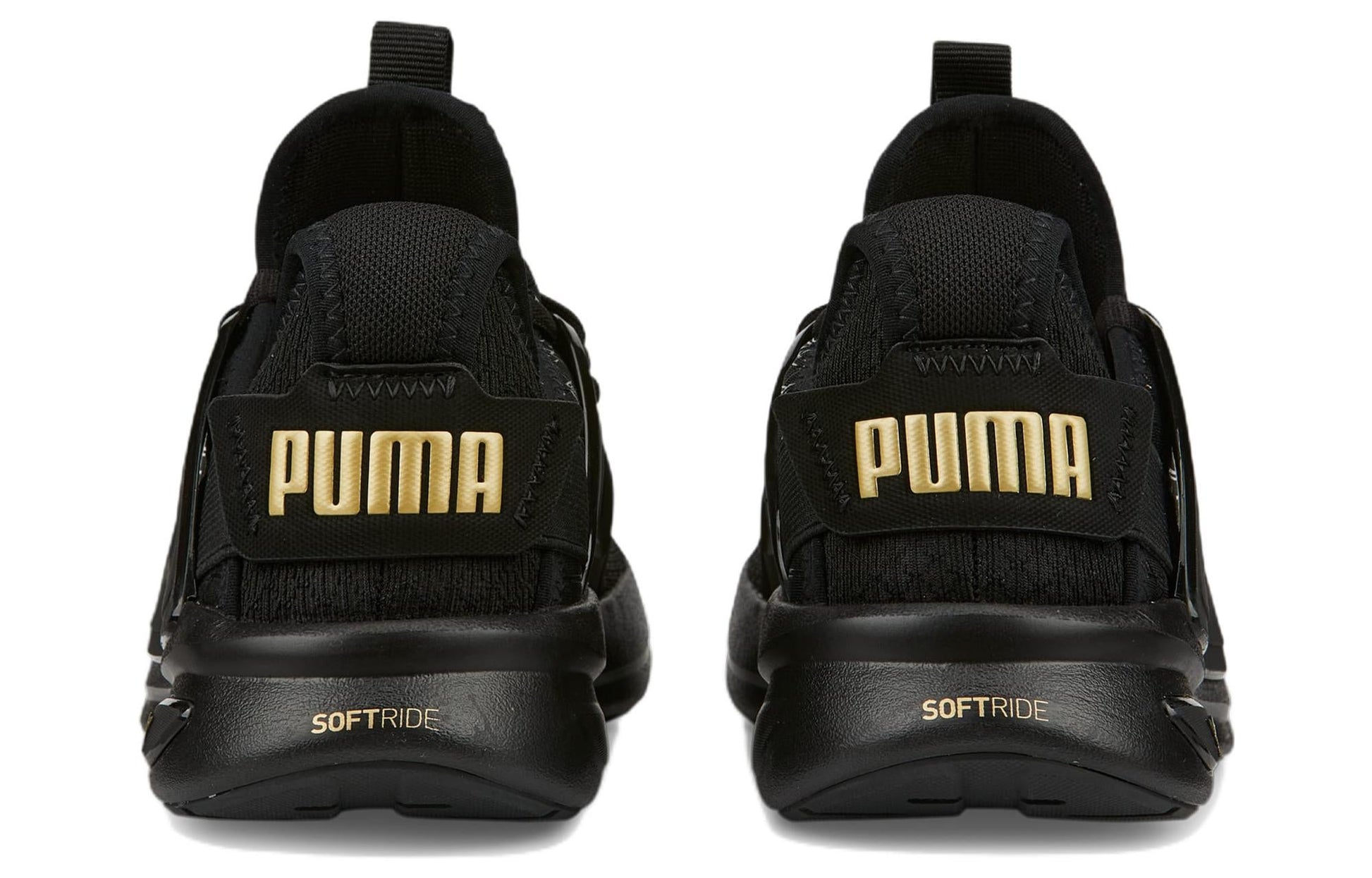 (WMNS) PUMA Softride Enzo Evo 'Metallic-Black Gold' 377049-01