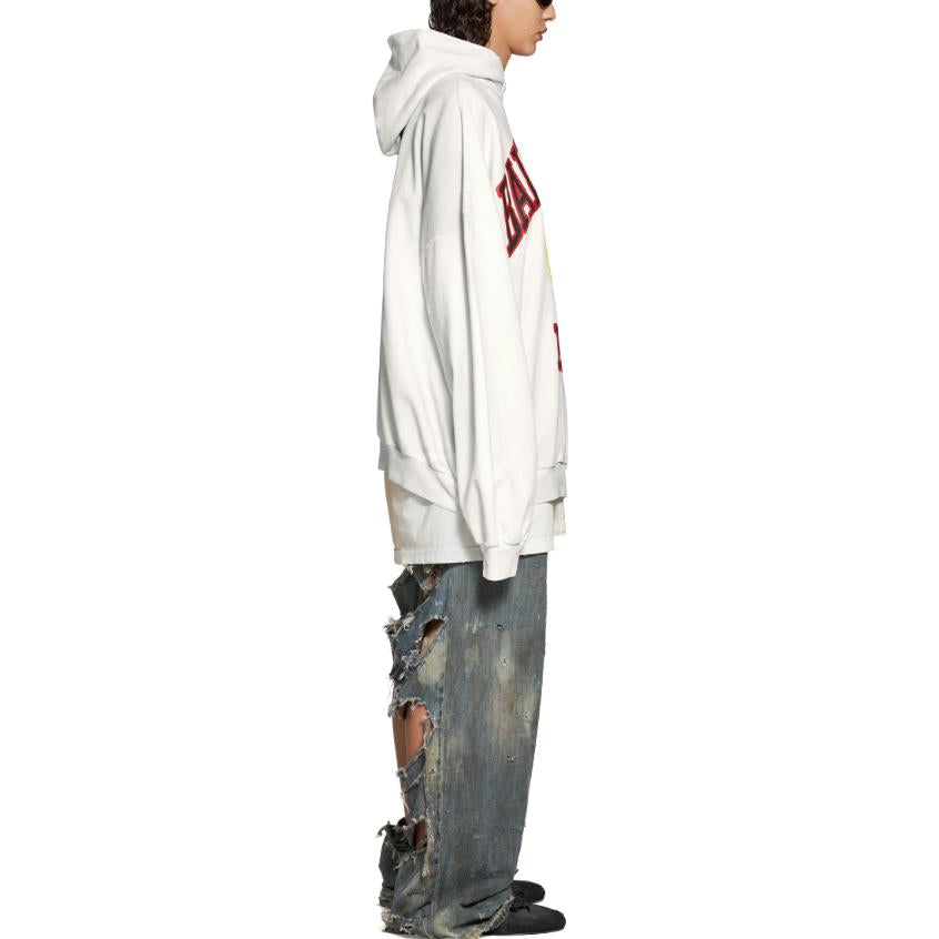 Balenciaga DIY College Hoodie 'White' 744463TOVK29012