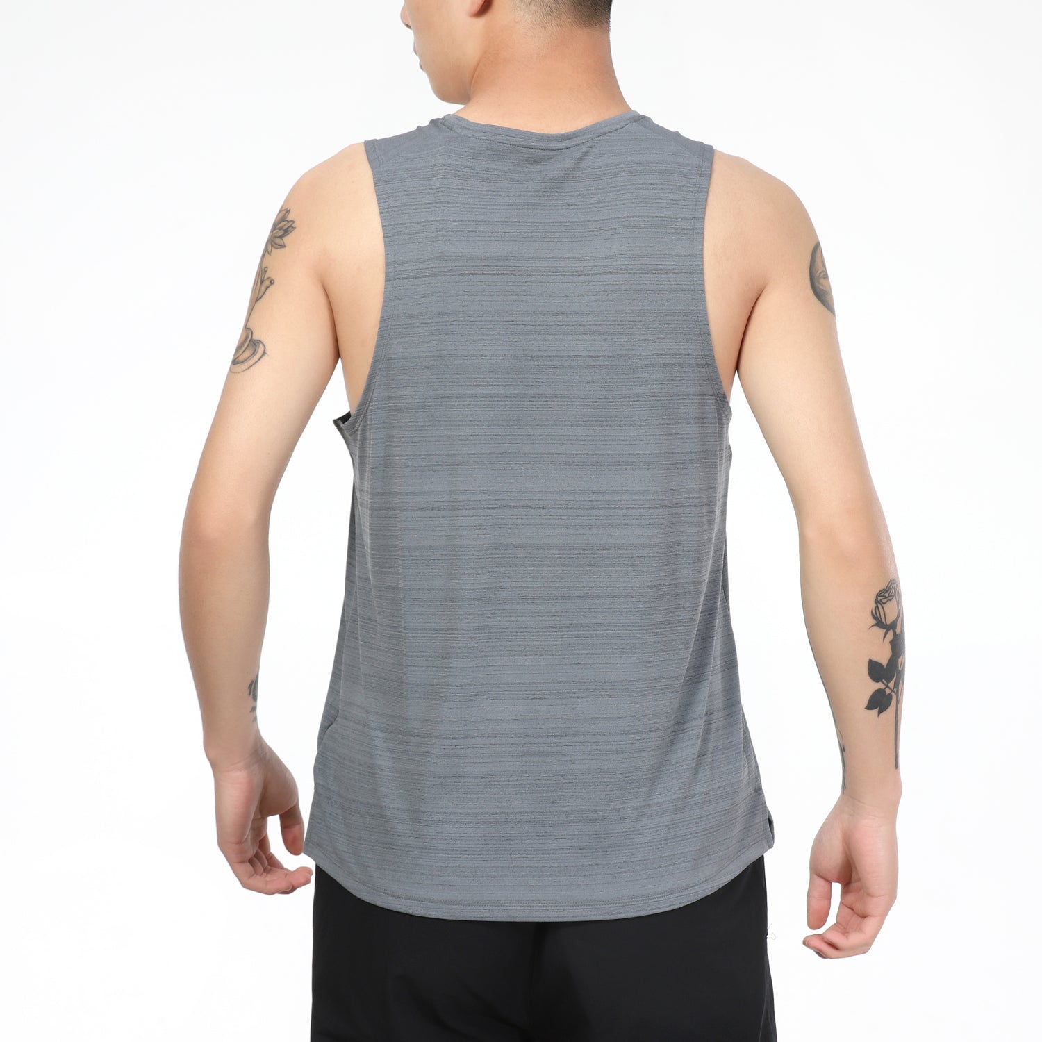 Nike Dri-fit Casual Sports Quick Dry Running Breathable Sleeveless Vest Gray CU5983-084