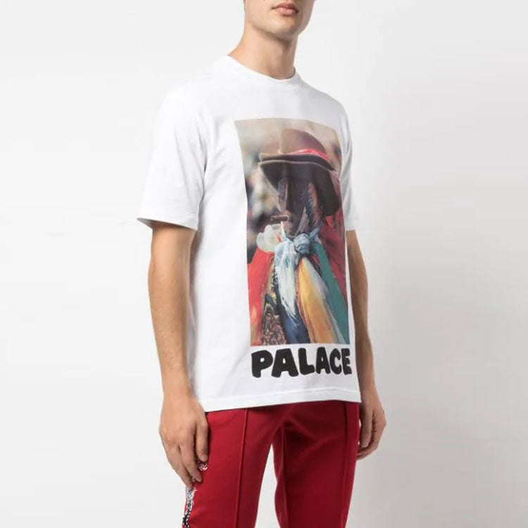 PALACE Stoggie White Chest Back Printing Short Sleeve Unisex P18FW053