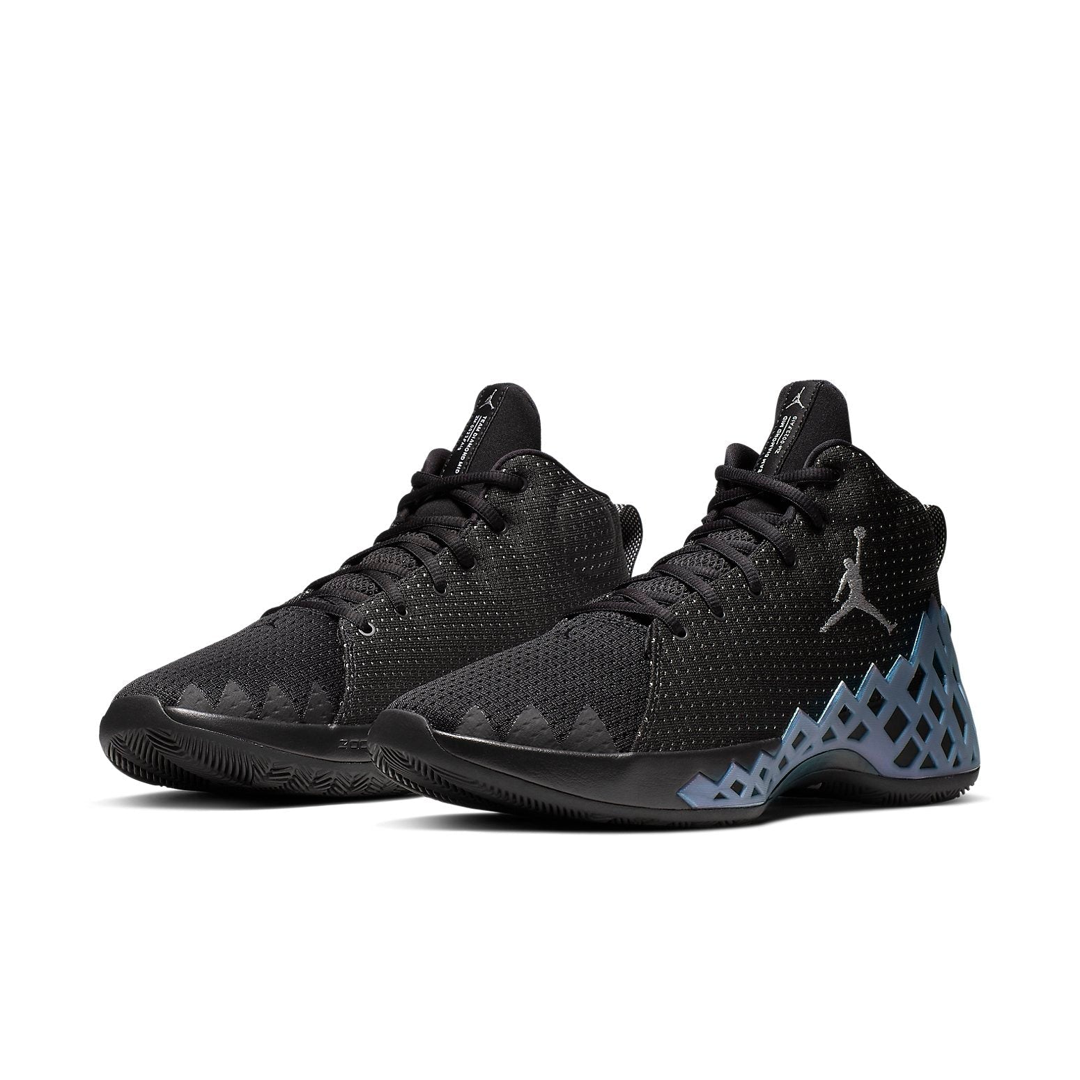 Air Jordan Jumpman Diamond Mid PF 'Black Metallic Silver' CI1205-002