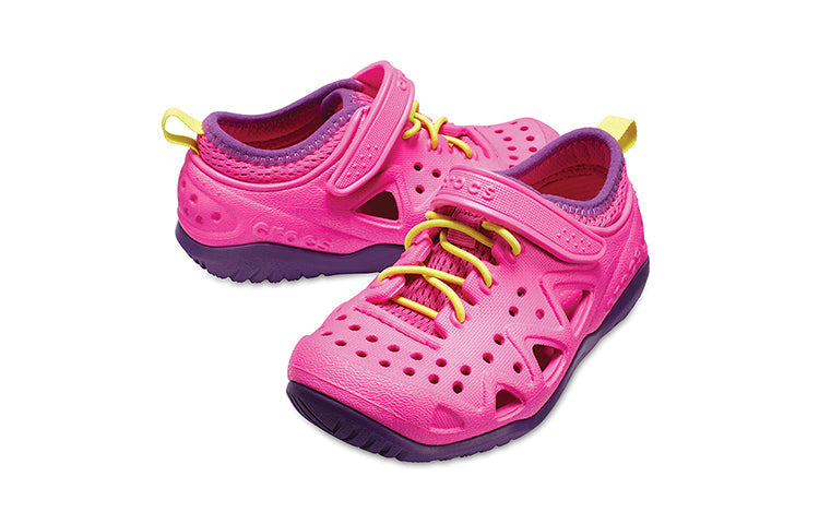 (GS) Crocs Swiftwater Sneakers 'Pink Purple' 204989-6L0