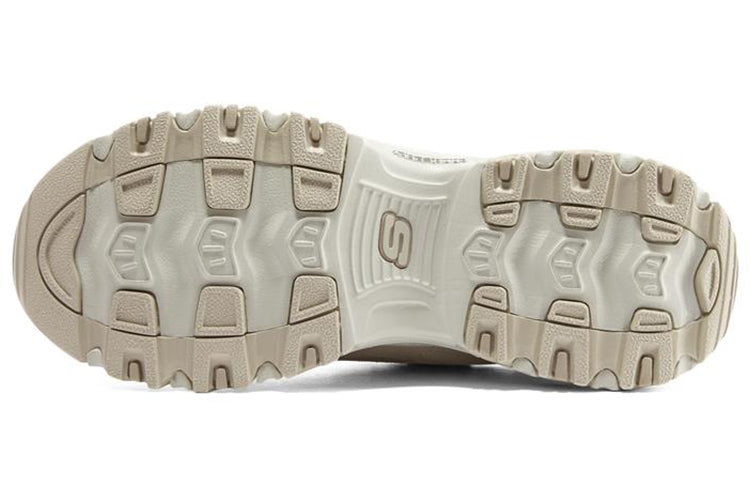(WMNS) Skechers D'Lites 1.0 'White Cream' 149265-NAT