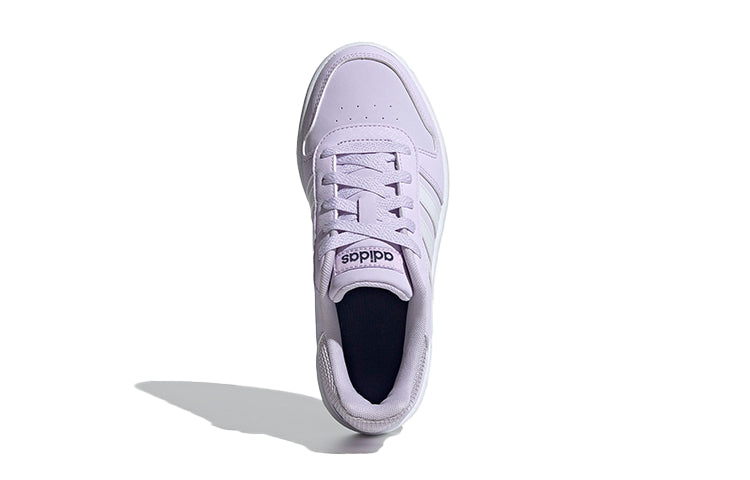 (GS) adidas Hoops 2.0 J 'Purple White' EG9075