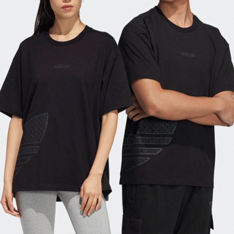 adidas originals CNY Sports Round Neck Short Sleeve Black T-Shirt HC0574