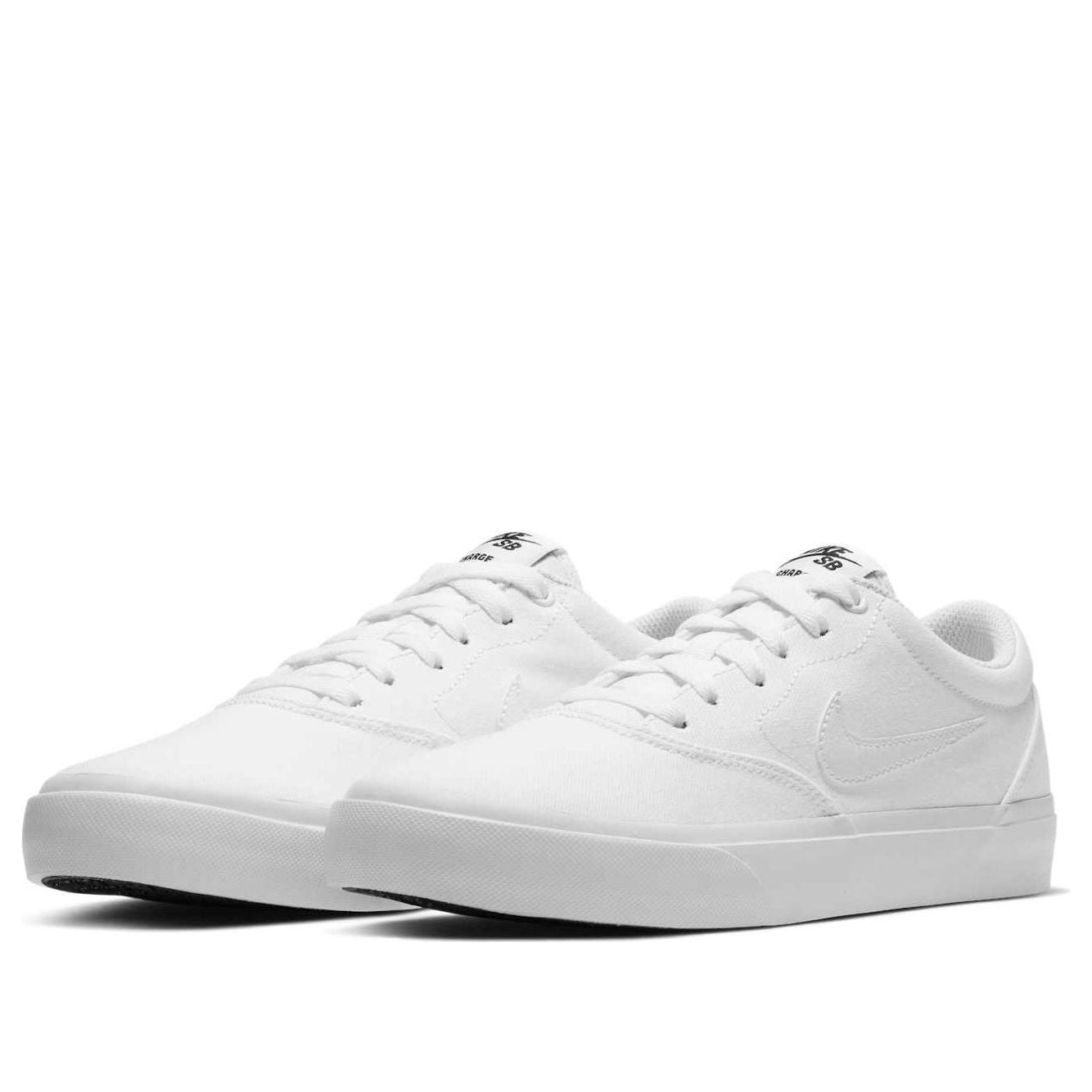 (WMNS) Nike SB Charge Canvas 'Triple White' CN5269-100