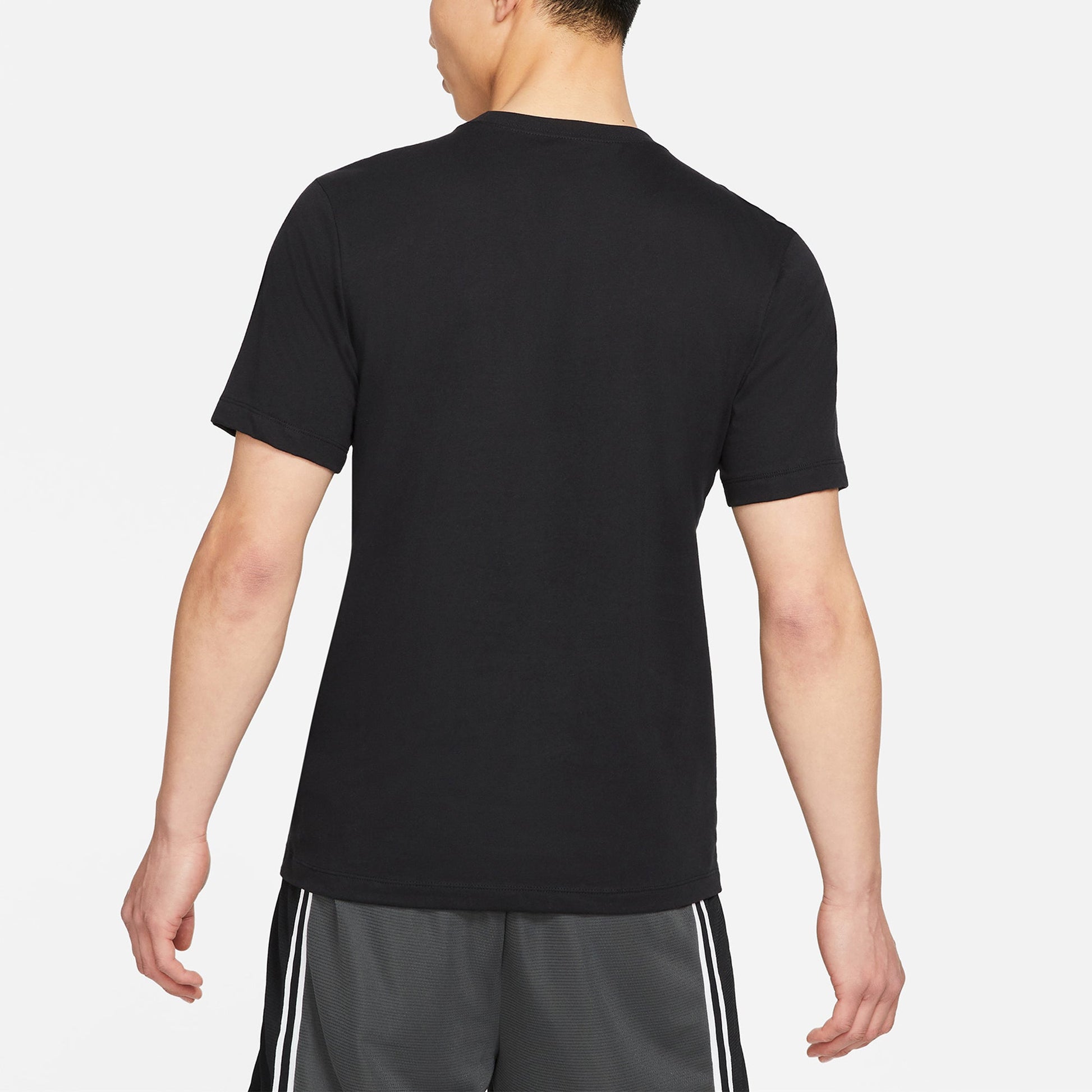 Nike Logo Print Basketball SportsShort sleeve Men's Black DD0796-010