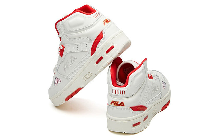 (WMNS) FILA Teratach High Top White/Red F12W111211FWR
