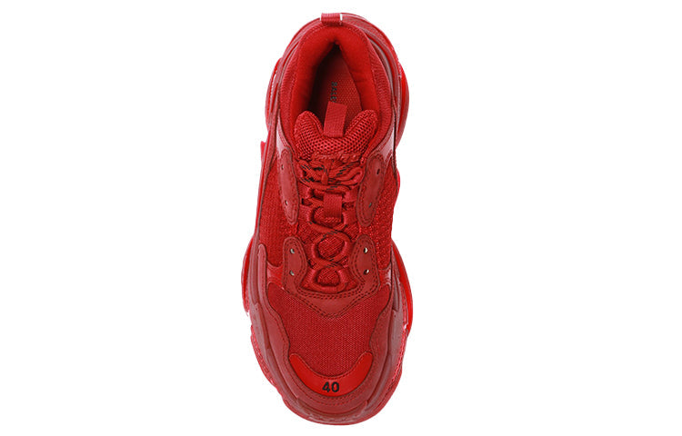 (WMNS) Balenciaga Triple S 'Burgundy' 544351W09O16016