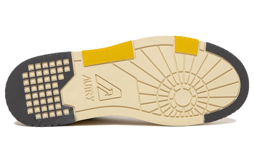 Autry CLC Leather Sneakers 'White Black Yellow' ROLM-MM10
