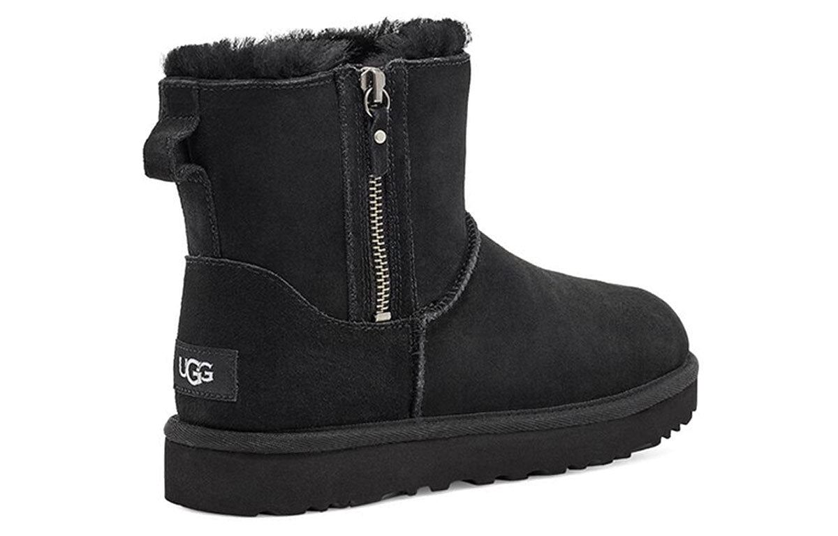 (WMNS) UGG Classic Mini Double Zip 1118853-BLK