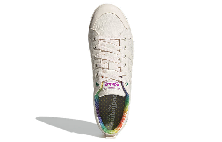adidas neo Bravada Wear-resistant Non-Slip Low Tops Casual Sports Skateboarding Shoes Unisex White GZ0814