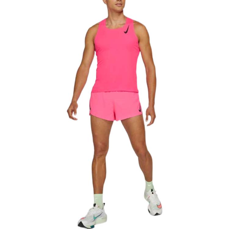 Nike Aeroswift 2 Casual Breathable Sports Running Shorts Pink CJ7838-639