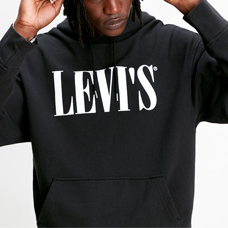 Men's Levis Alphabet Printing Loose Black 72632-0018