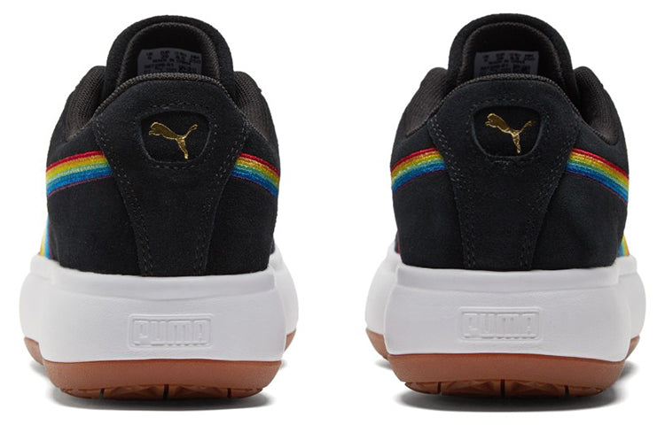 (WMNS) PUMA Suede Mayu 'Rainbow - Black' 387239-01
