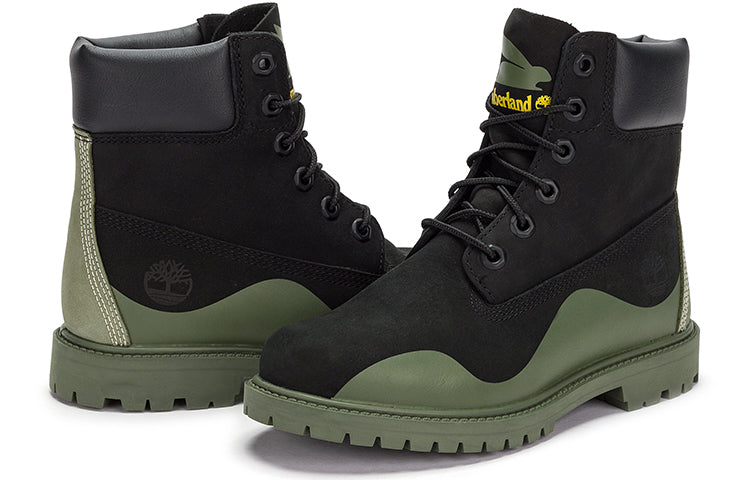 (WMNS) Timberland Heritage LNY 6 Inch Boots 'Black' A5NB9W