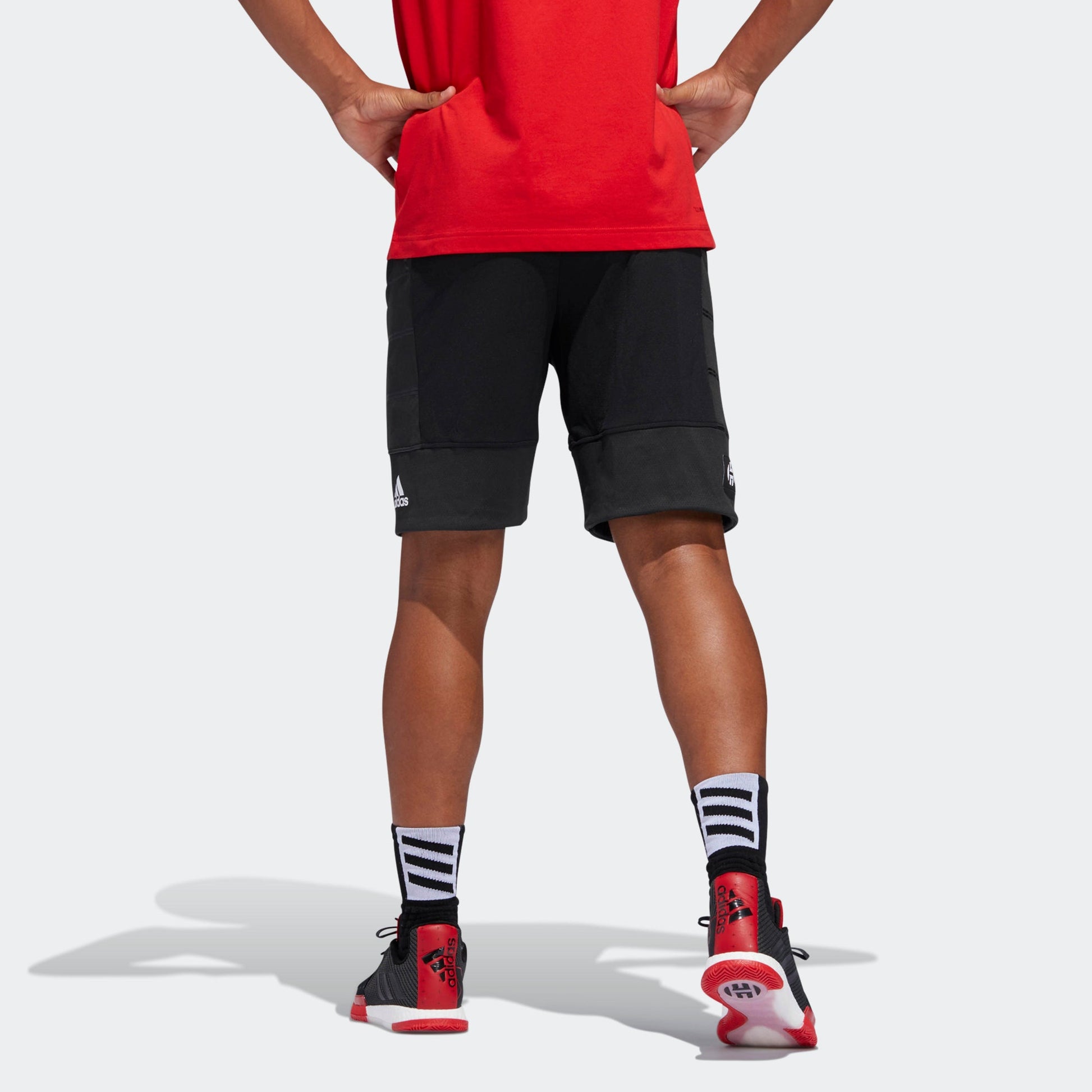 adidas Harden Short2 Basketball Sports Training Shorts Black DZ0825