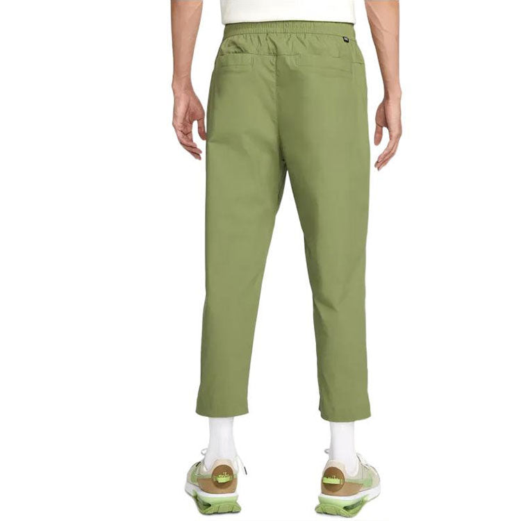 Men's Nike Solid Color Logo Embroidered Straight Sports Pants/Trousers/Joggers Autumn Green DM6824-334