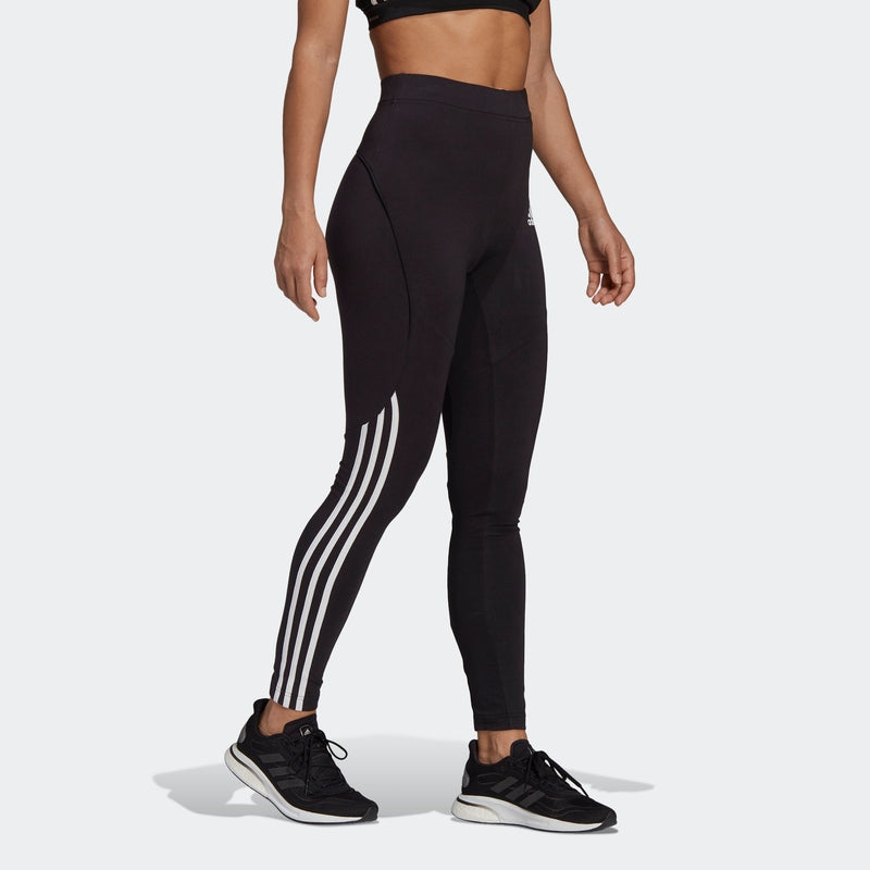 (WMNS) adidas Sportswear Colorblock Leggings Asia Sizing 'Black' GL9460