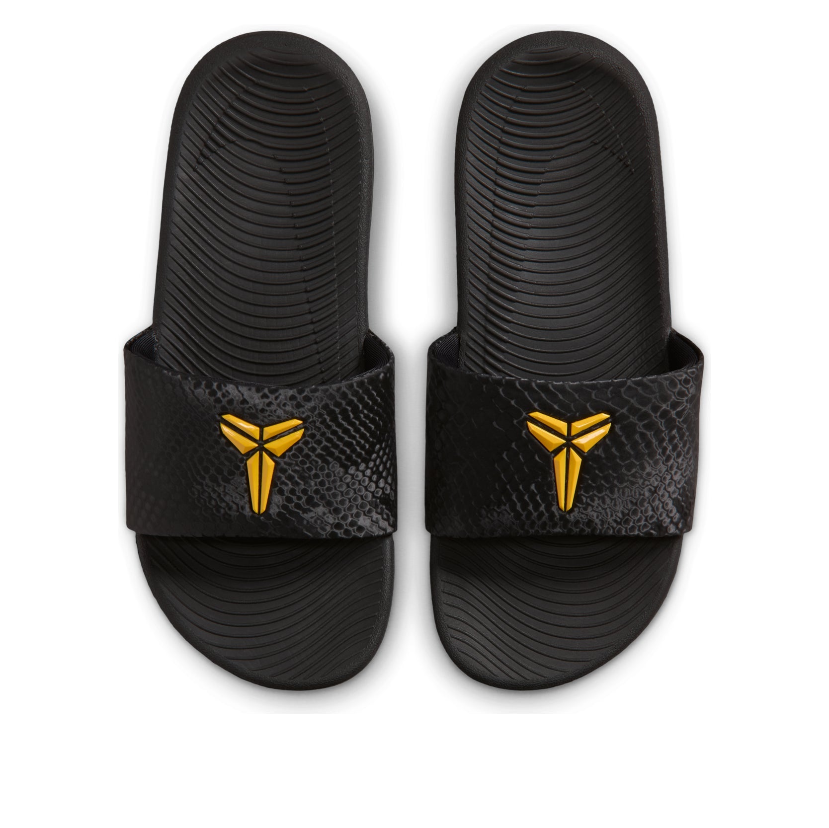(GS) Nike Kobe Kawa Slides 'Black University Gold' IF2871-003