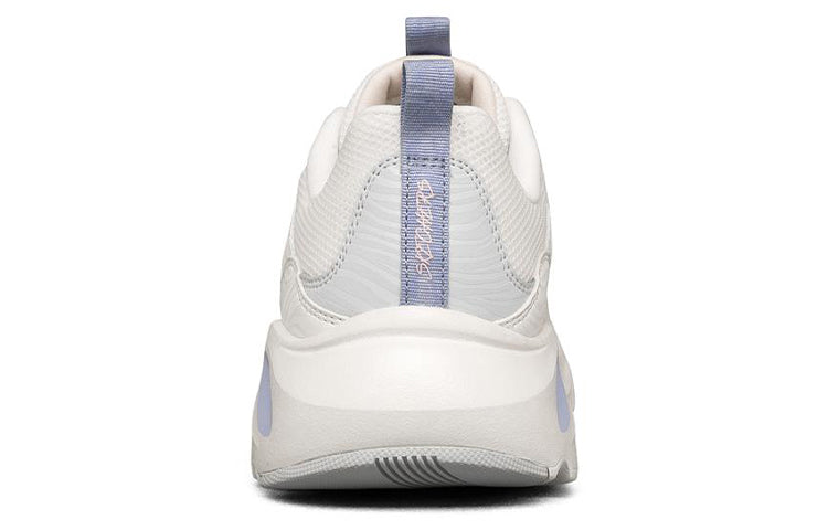 (WMNS) Skechers Stamina Airy Low Top Running Shoes White/Purple 149622-WPLB