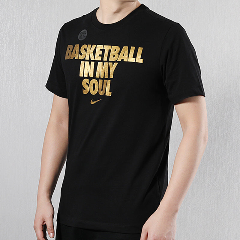 Nike Sportswear Alphabet Printing Short Sleeve Black CT5970-011