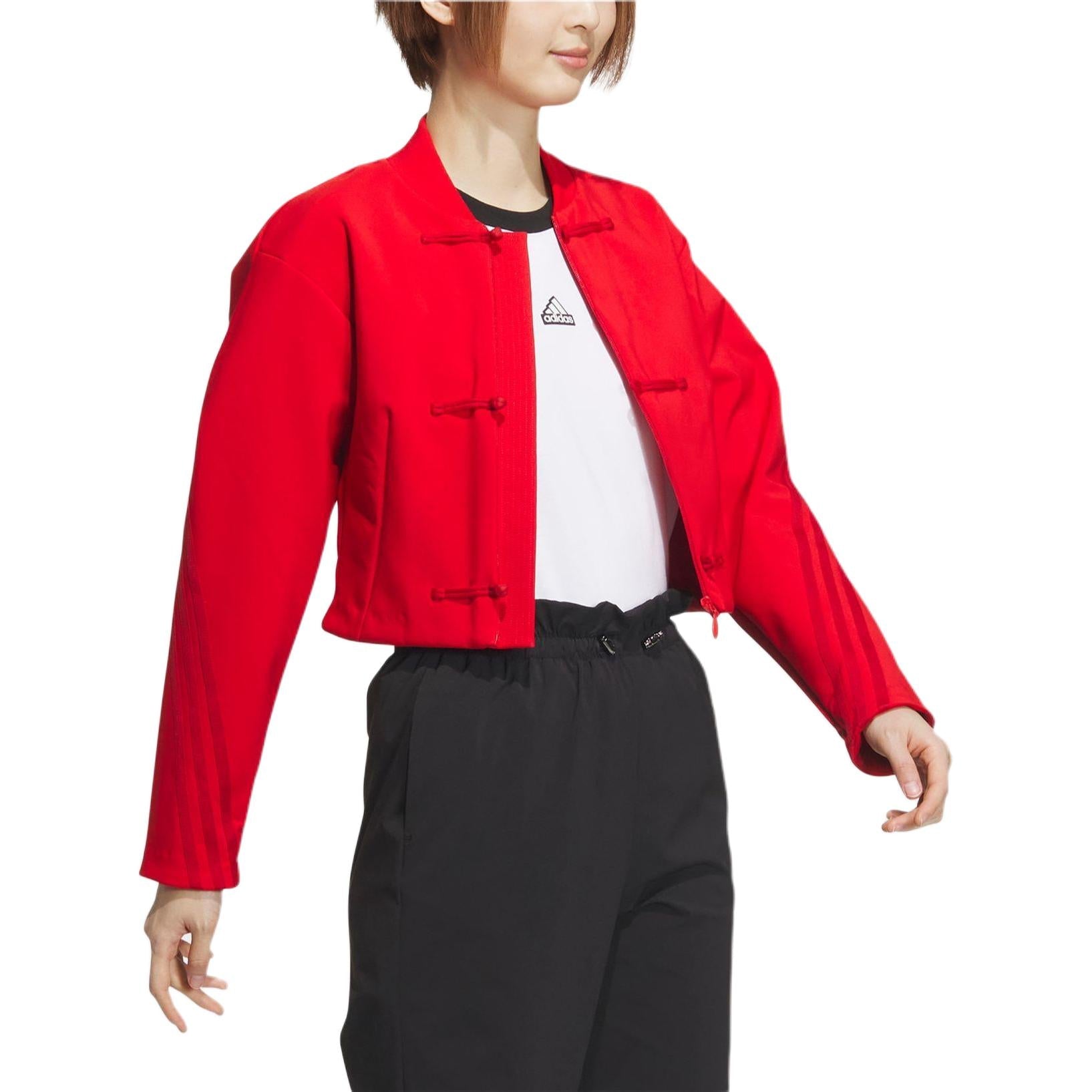 (WMNS) adidas x Samuel Gui Yang Jacket Asia Sizing 'Red' JF6664