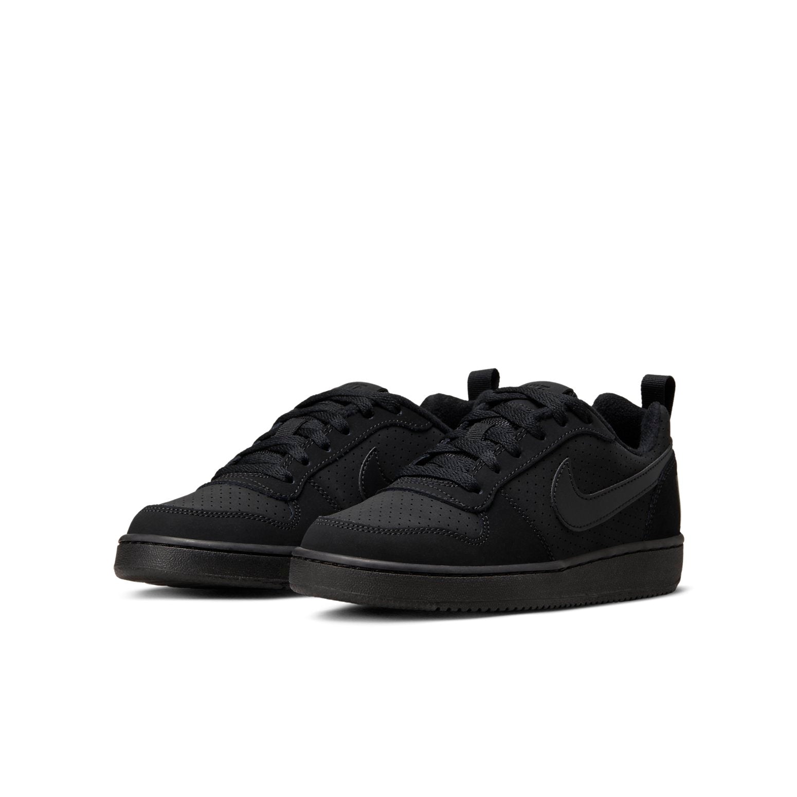 (GS) Nike Court Borough Low Shoes Black 839985-001
