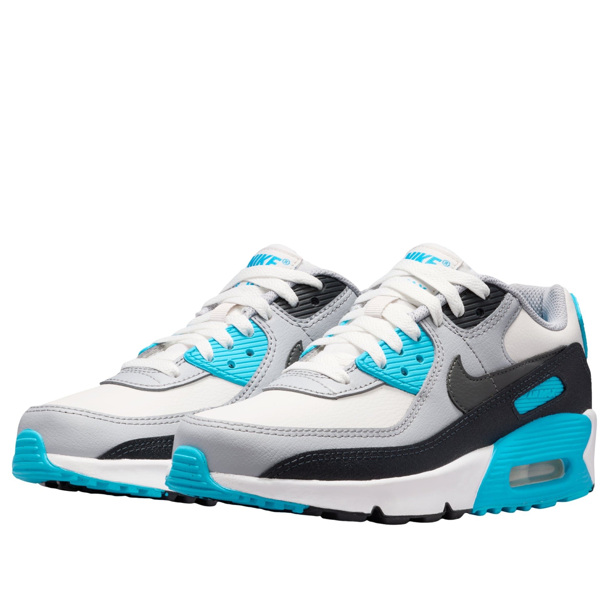 (GS) Nike Air Max 90 LTR 'Platinum Tint Blue Lightning' CD6864-034