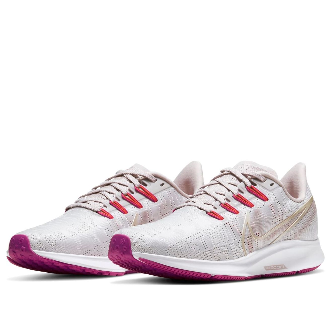 (WMNS) Nike Air Zoom Pegasus 36 Premium 'Vast Grey Fire Pink' BQ5403-004