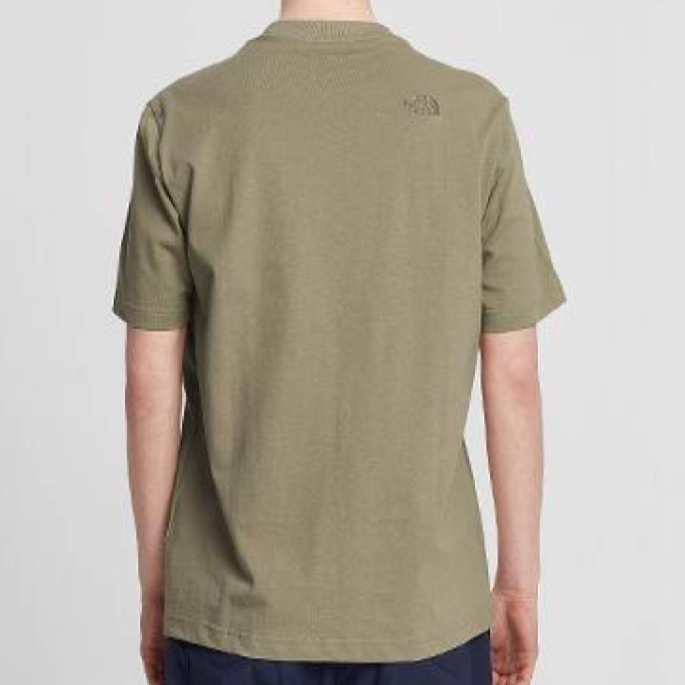 Men's THE NORTH FACE Pocket Short Sleeve Khaki 4999-ZDL