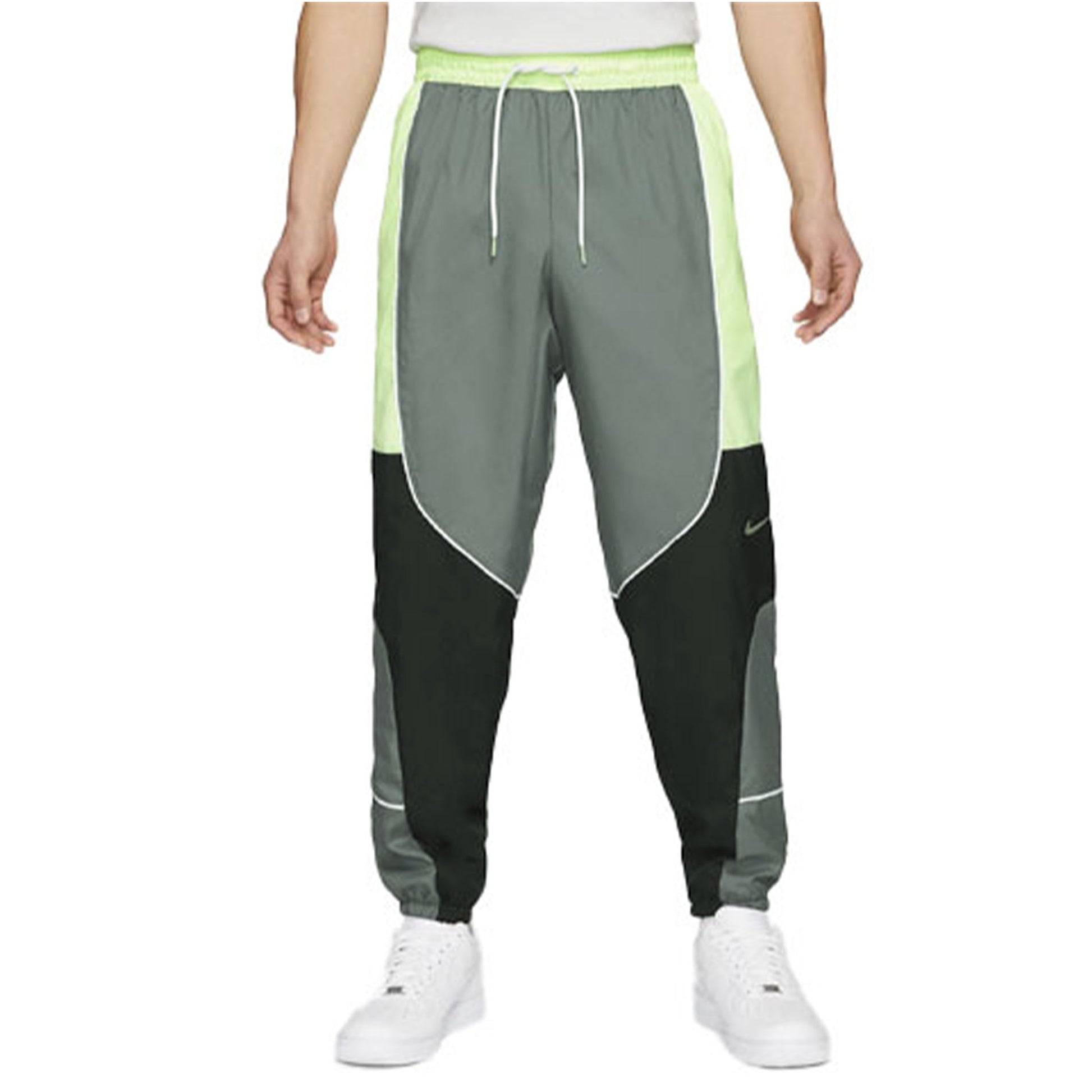 Nike Throwback Colorblock Woven Basketball Bundle Feet Sports Pants CV1915-084