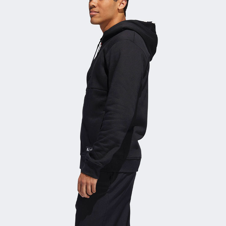 adidas CNY Dame FZ HD Lillard Basketball Sports Fleece Lined Jacket Black DZ0857