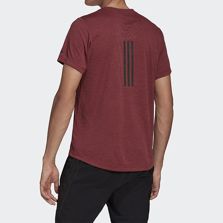 adidas CHILL TEE M Sports Short Sleeve Pink Red GP6711