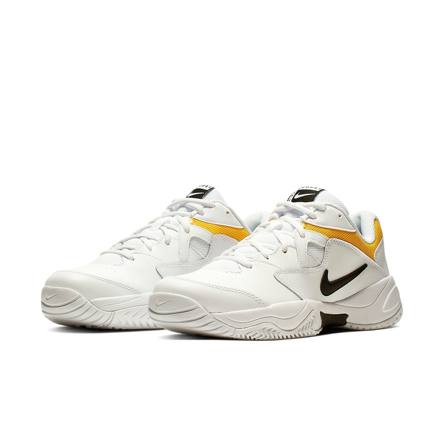 Nike Court Lite 2 'Black White Yellow' AR8836-101