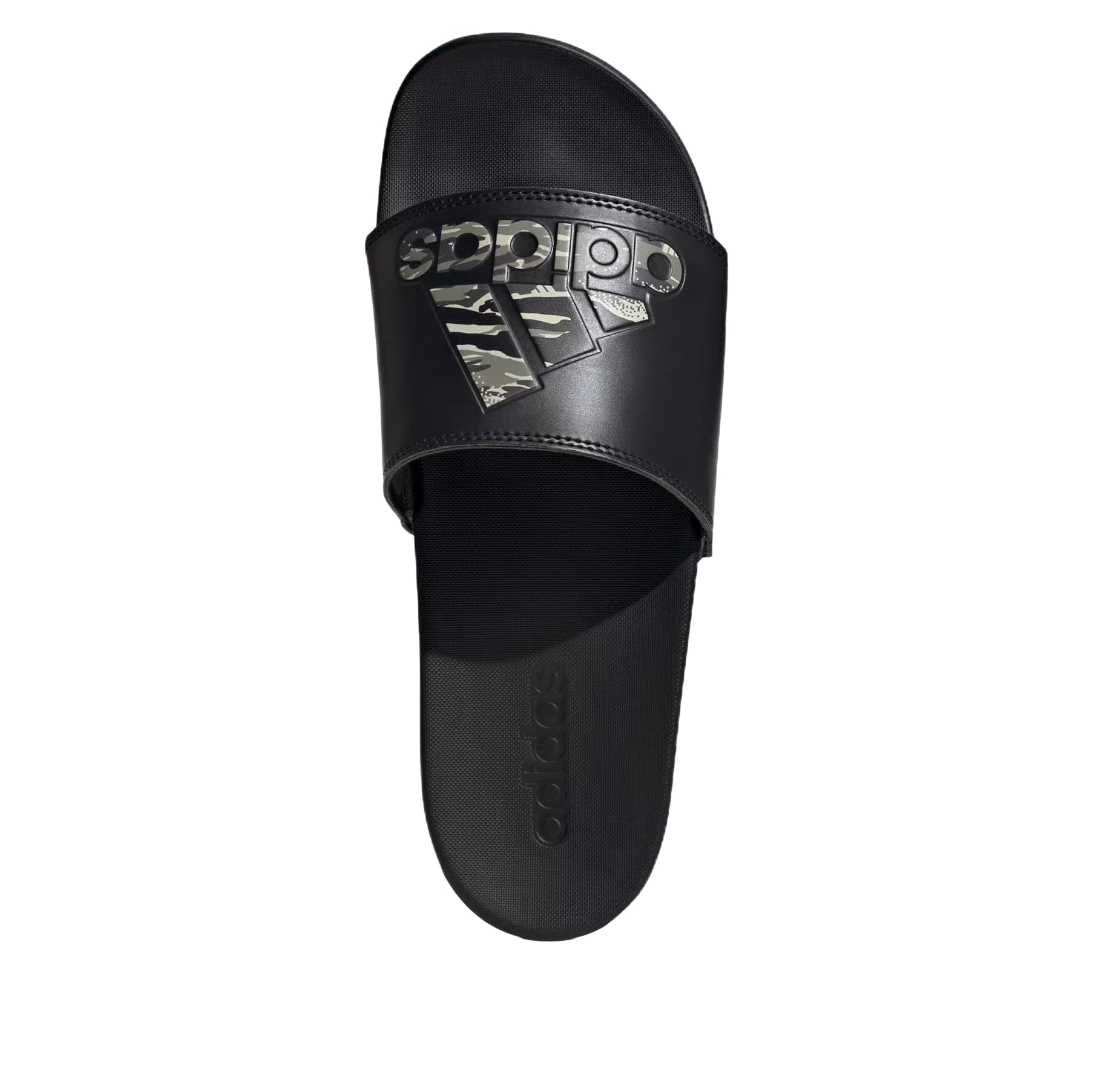 adidas Adilette Comfort Slides 'Core Black Silver Pebble Core Black' JP7083