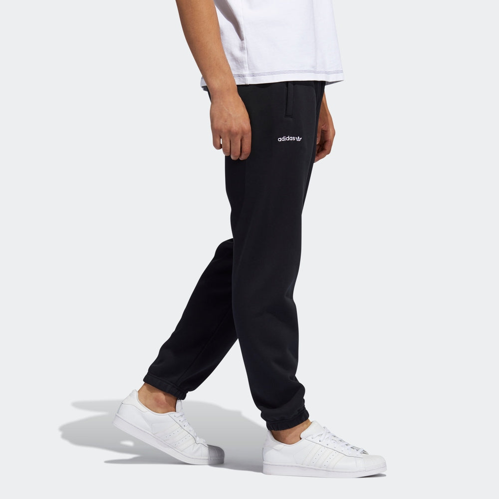 Men's adidas originals Running Casual Sports Bundle Feet Long Pants/Trousers Black H32328
