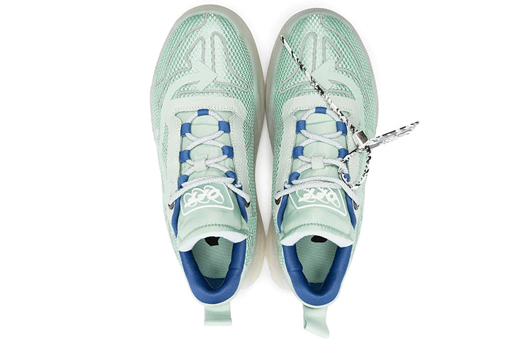 Off-White Odsy Mesh Low Top Running Shoes Green OMIA179R21FAB0015172