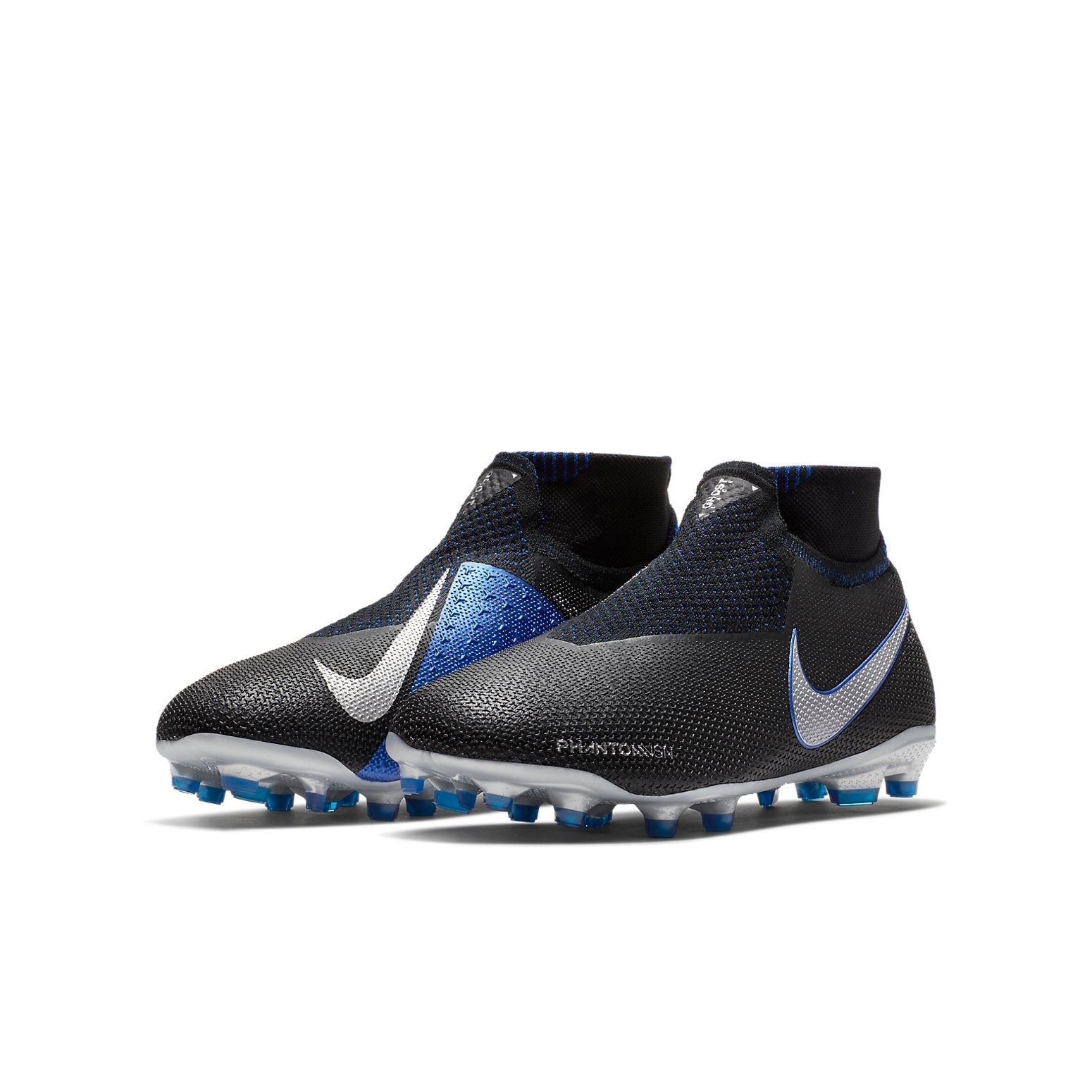 (GS) Nike Phantom Vision Elite DF FG MG 'Black Metallic Silver' AO3289-004