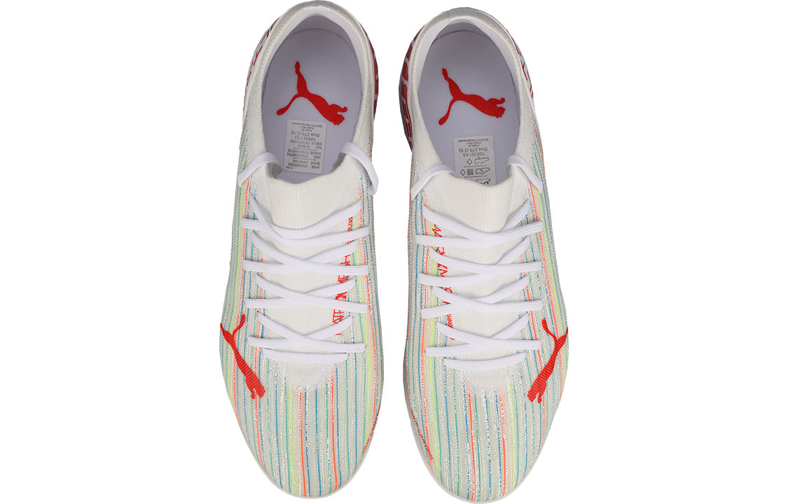 PUMA Ultra 3.2 TT Soccer Cleats White/Orange 106351-03