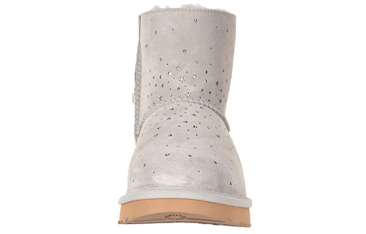 (WMNS) UGG Classic Mini Stargirl Bow Port 'Grey' 1098475-SEAL