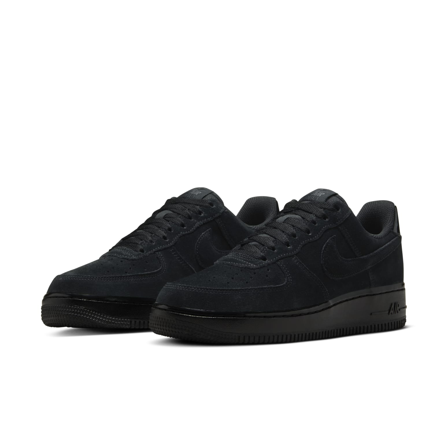 (WMNS) Nike Air Force 1 '07 'Triple Black Suede' HM9659-001
