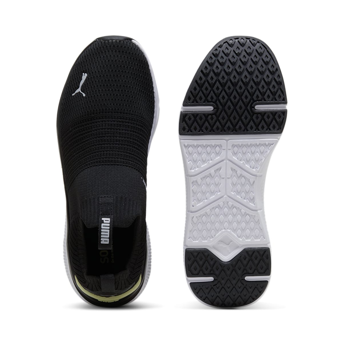 (WMNS) PUMA Softride Pro Echo Slip-On 'Black White' 309982-02
